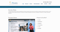 Desktop Screenshot of pleiadesconsultoria.com.br